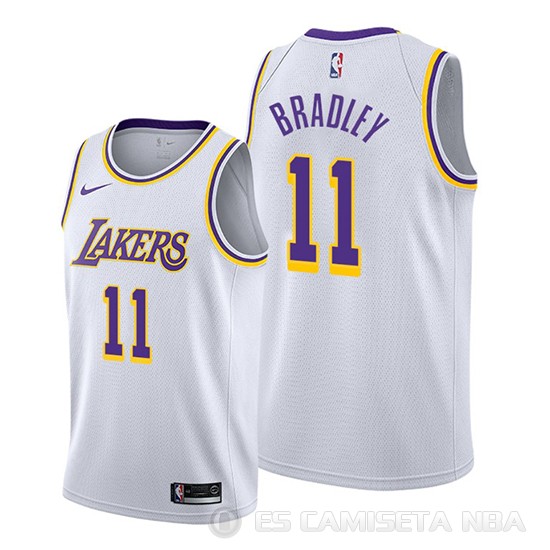 Camiseta Avery Bradley #11 Los Angeles Lakers Association Blanco - Haga un click en la imagen para cerrar